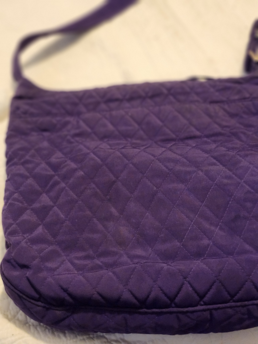 Vera Bradley Quilted Purple Crossbody Bag - Stylish Everyday Carry